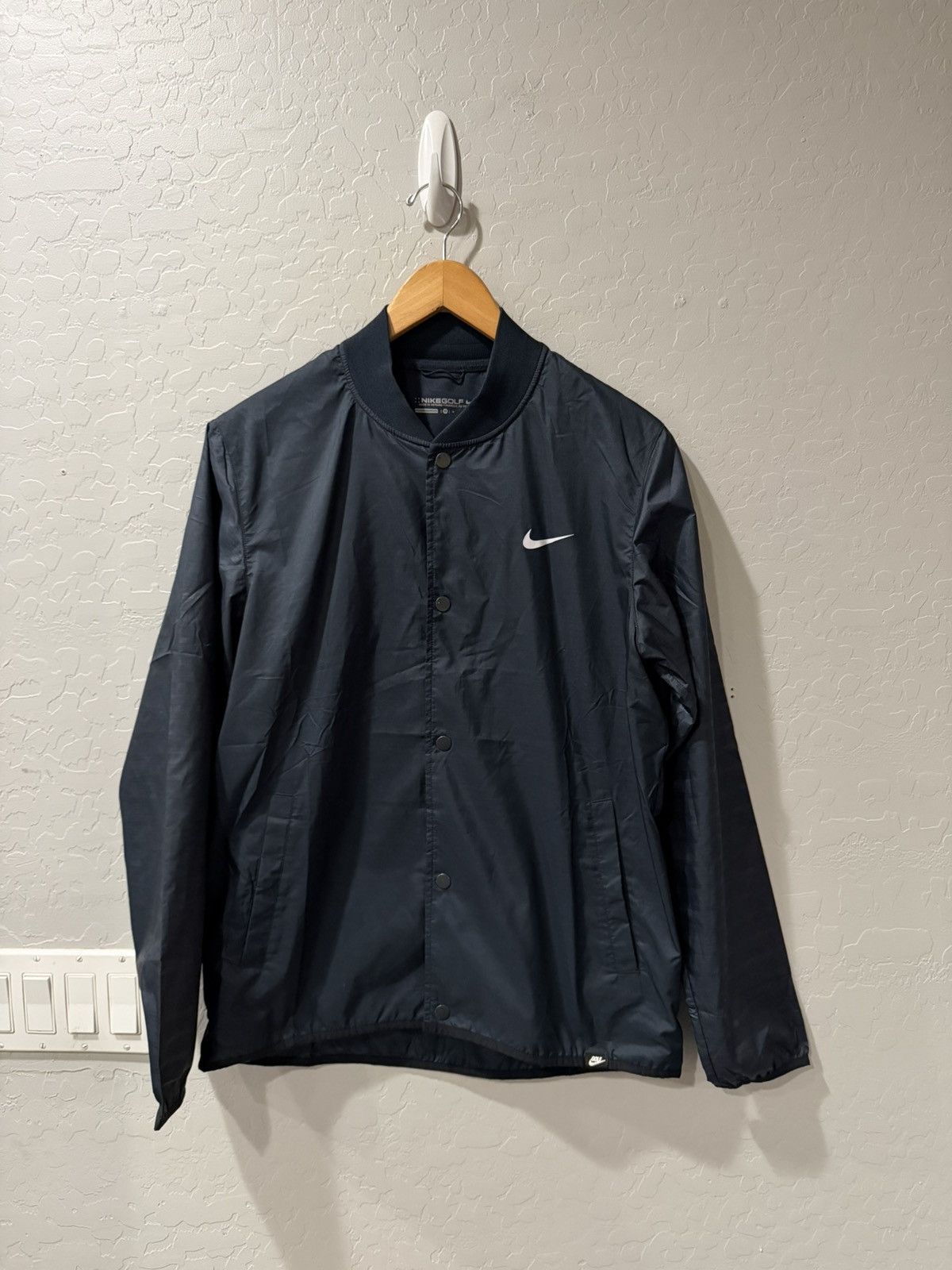 Nike Nike Golf Coach Jacket Windbreaker Lightweight Medium Bin 2 Size US L / EU 52-54 / 3 - 1 Thumbnail