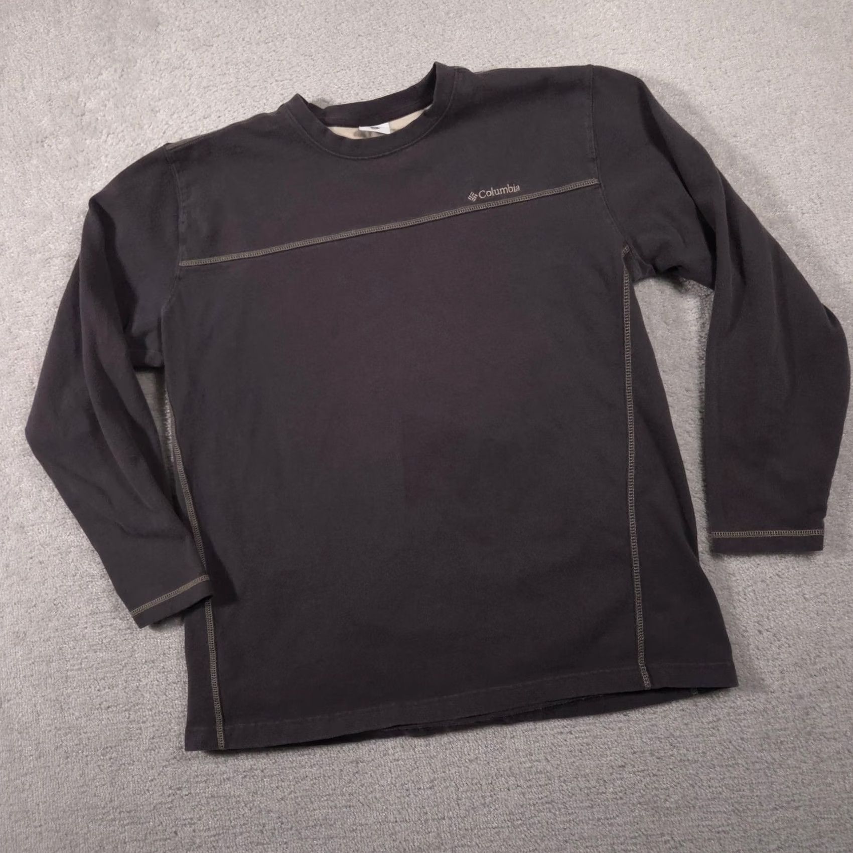 Logo 7 VINTAGE Columbia Shirt Mens XL Gray Long Sleeve Crewneck Outdoor Hiking Logo Size US XL / EU 56 / 4 - 3 Thumbnail