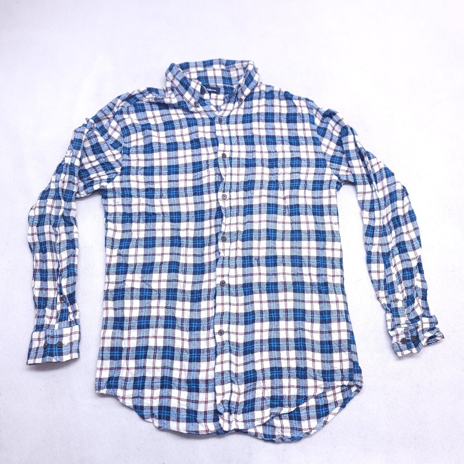 Croft & Barrow Croft & Barrow Tartan Flannel Shirt Mens Size Medium M Blue Size US M / EU 48-50 / 2 - 2 Thumbnail