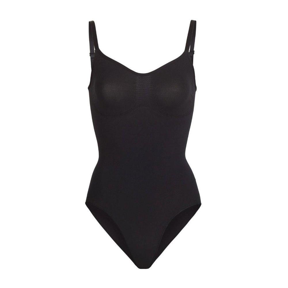 Designer CT637a SKIMS NWOT SCULPTING BODYSUIT BRIEF SNAPS Onyx S/M Size ONE SIZE - 1 Thumbnail