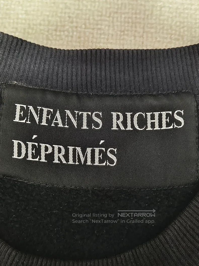 Enfants Riches Deprimes Enfants Riches Deprimes Slogan Black and White Image Long Size US M / EU 48-50 / 2 - 4 Thumbnail