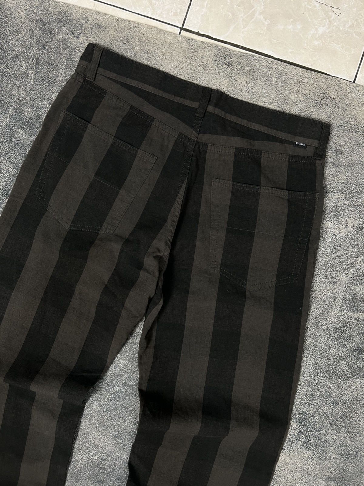 Stussy Stuusy ripstop Stripe Black & Brown Size US 32 / EU 48 - 8 Thumbnail