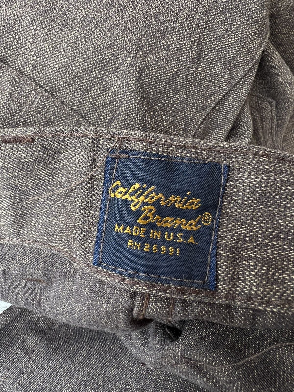 Denime Vintage California Brand Salt & Pepper Fatigue Pant Trouser Size US 32 / EU 48 - 23 Thumbnail