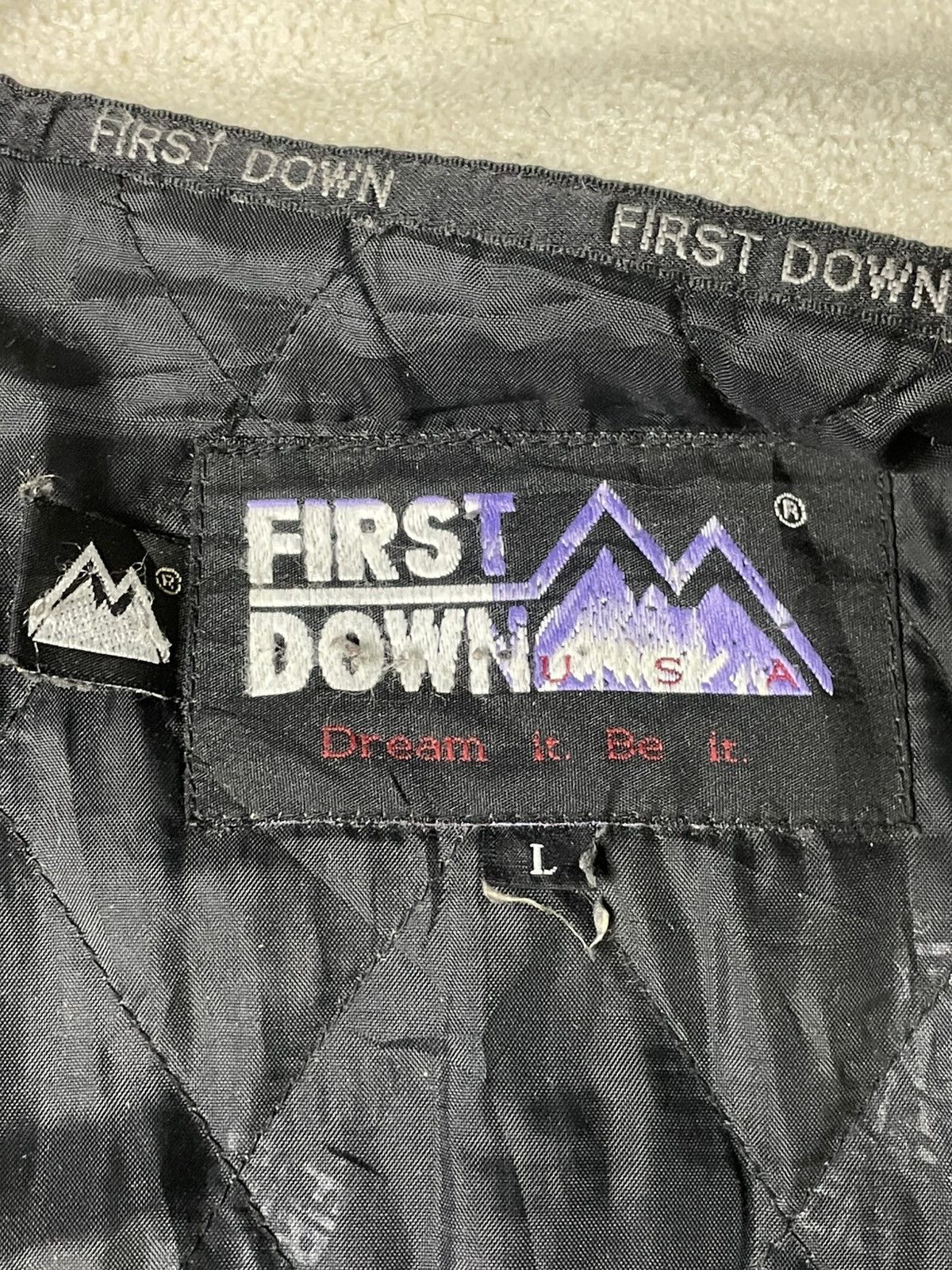 Patagonia × Vintage First Down USA Patagonia Style Fleece Jacket (51) Size US L / EU 52-54 / 3 - 12 Thumbnail