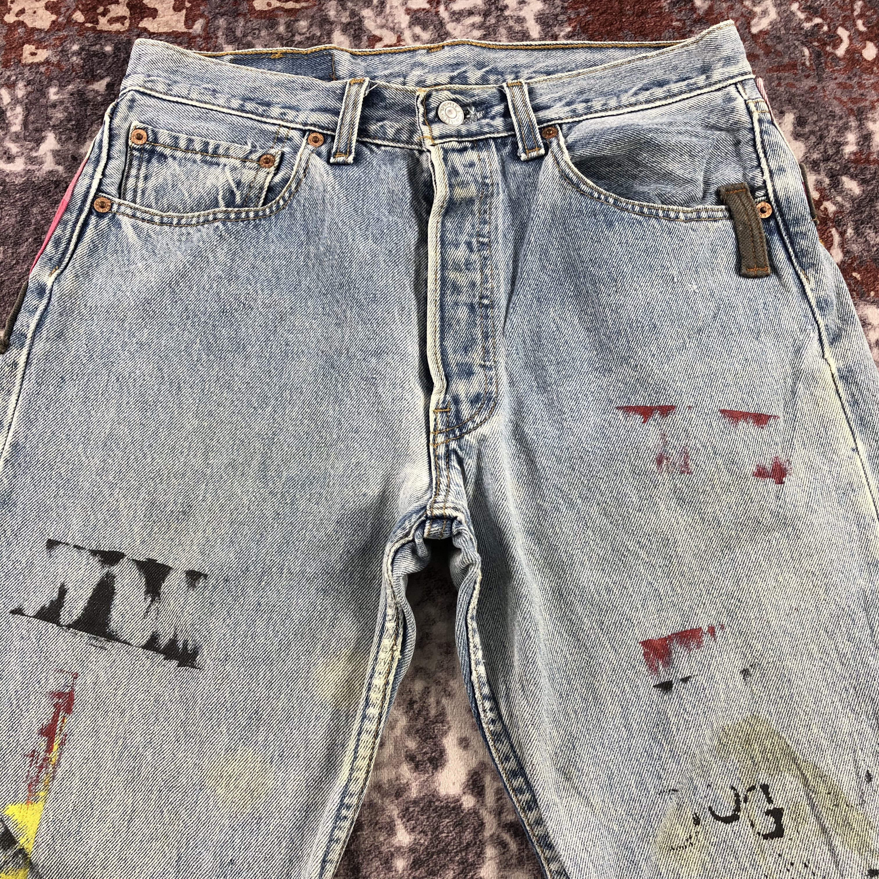 Levi's 90s Vintage Levis 501 Custom Jeans-JM2928 Size US 31 - 3 Thumbnail