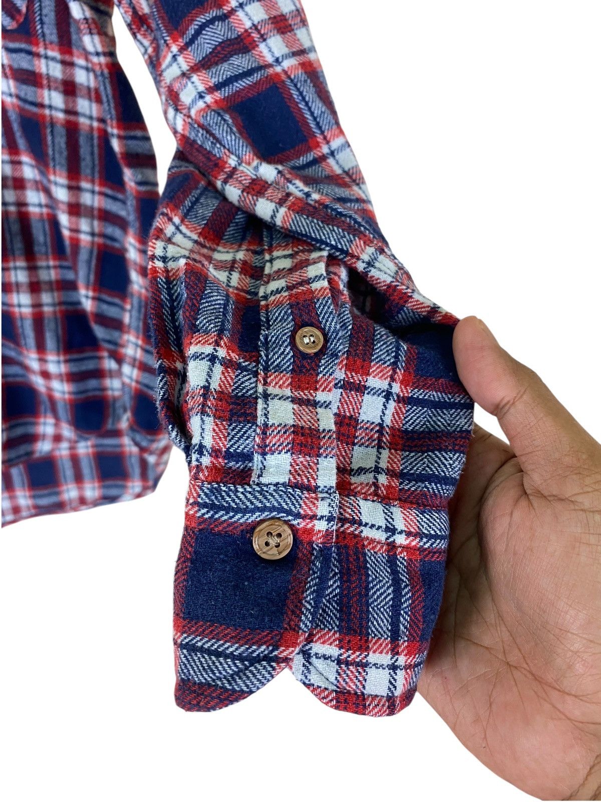 Kansai Yamamoto Kansai Yamamoto Red Flannel Button Ups Size US M / EU 48-50 / 2 - 6 Thumbnail
