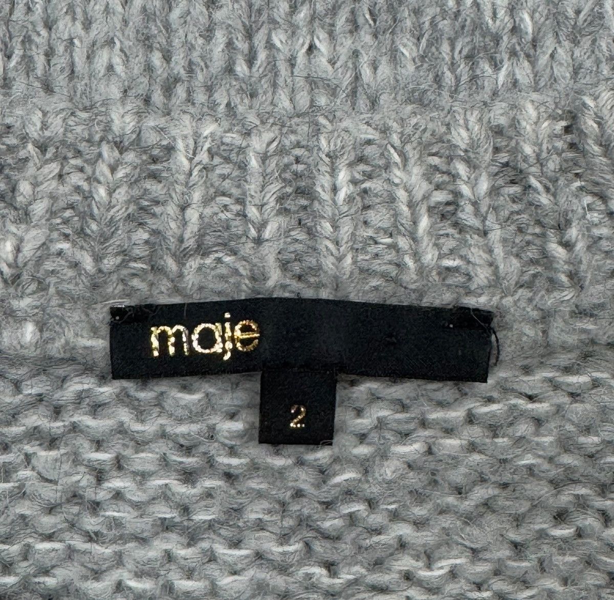 Maje Maje Beaded Sweater Knit Alpaca-Acrylic size 2 Size M / US 6-8 / IT 42-44 - 12 Thumbnail