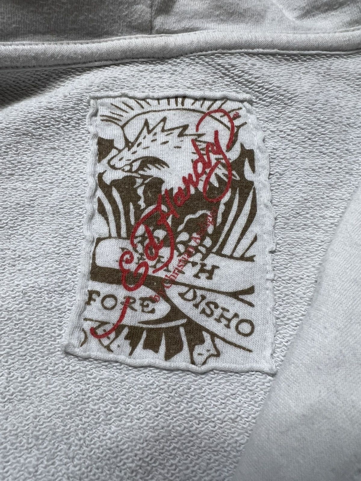 Ed Hardy Ed Hardy x Christian Audigier Full Zip Hoodie Crystal Design Size US L / EU 52-54 / 3 - 6 Thumbnail