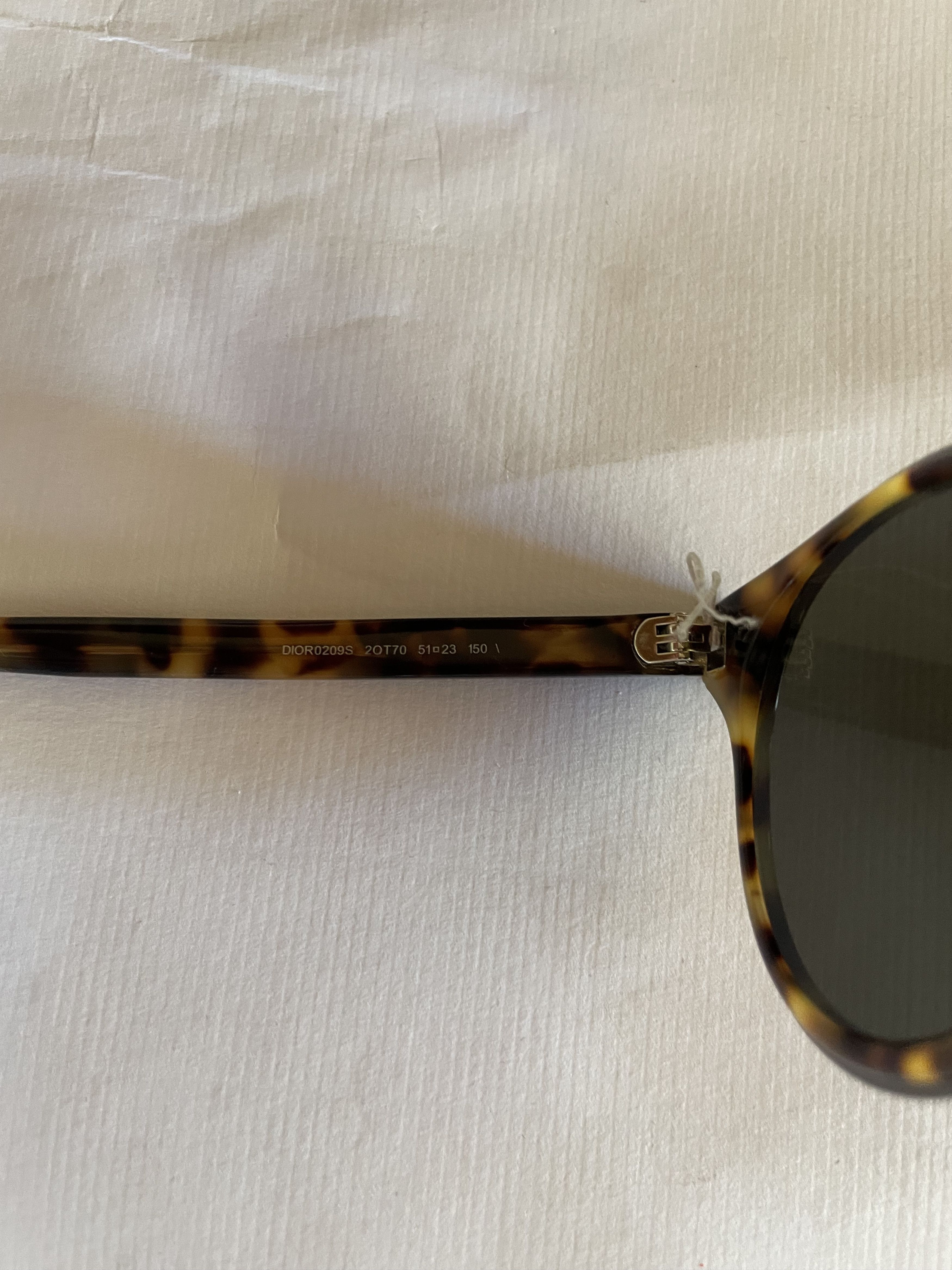 Dior Christian Dior DIOR0209S 2OT70 Blond Havana Sunglasses Size ONE SIZE - 4 Thumbnail