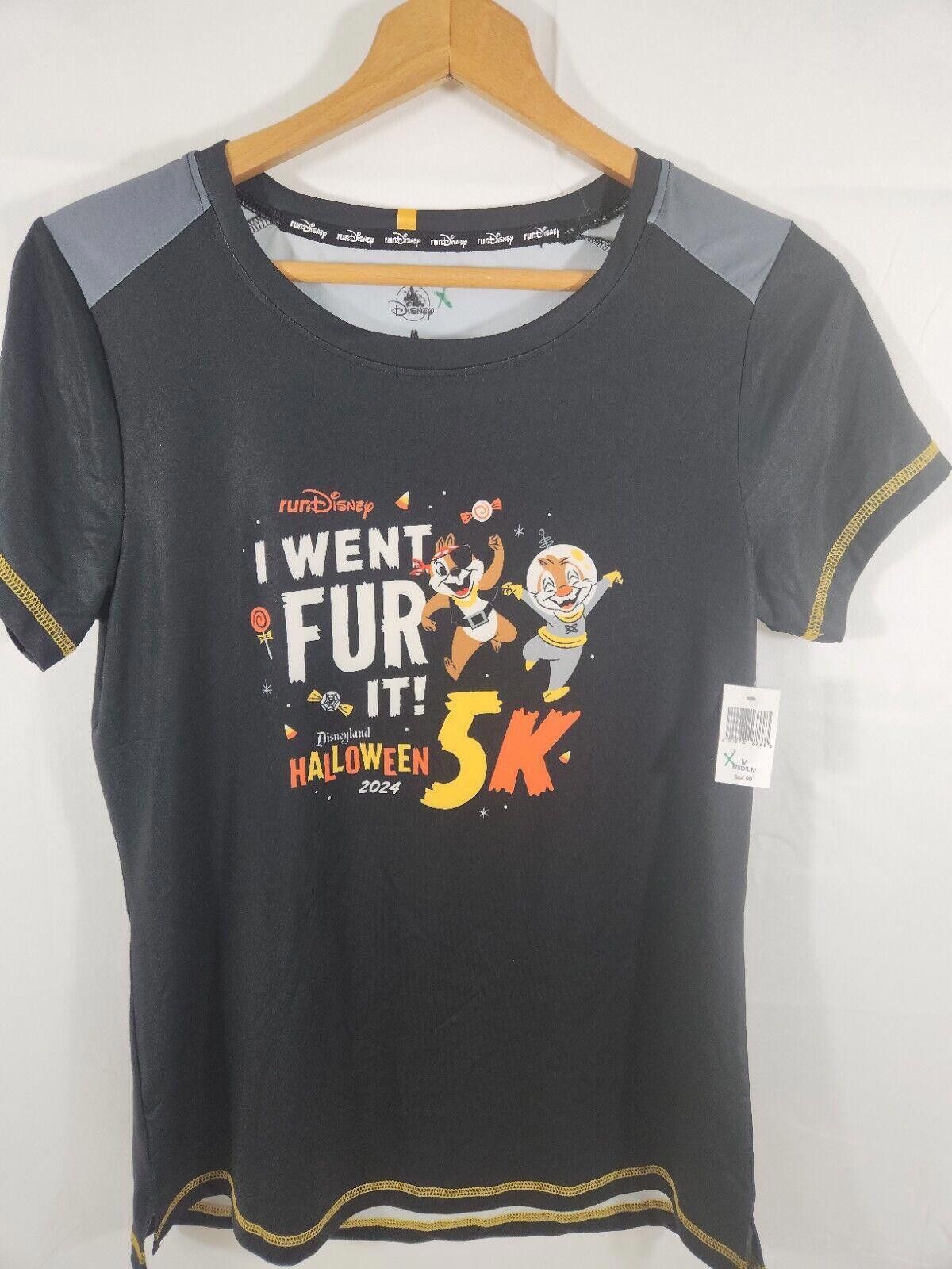 Designer NWT 2024 Run Disney Disneyland Marathon 5k Shirt M Chip Dale Size ONE SIZE - 1 Thumbnail
