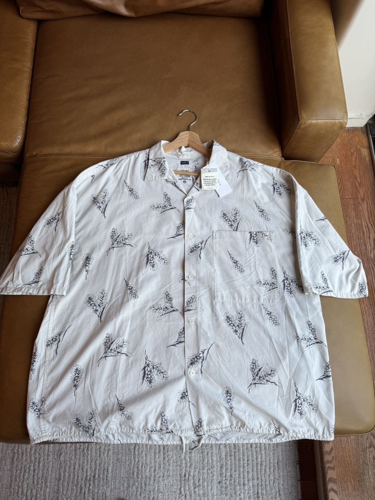 Nanamica $450 NANAMICA ECRU CAMP WIND JAPAN SHIRT XL Size US XL / EU 56 / 4 - 1 Thumbnail