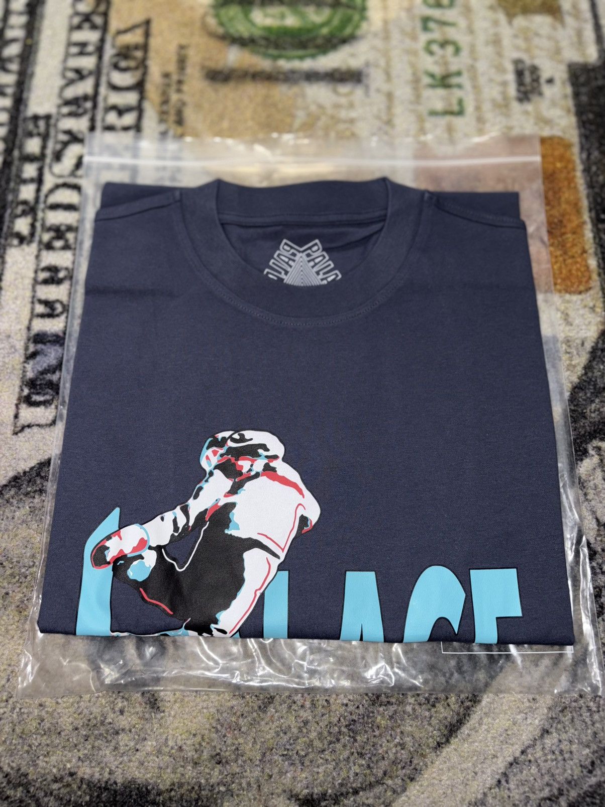 Palace Palace Pow Pow T-Shirt Navy Size US XL / EU 56 / 4 - 2 Thumbnail