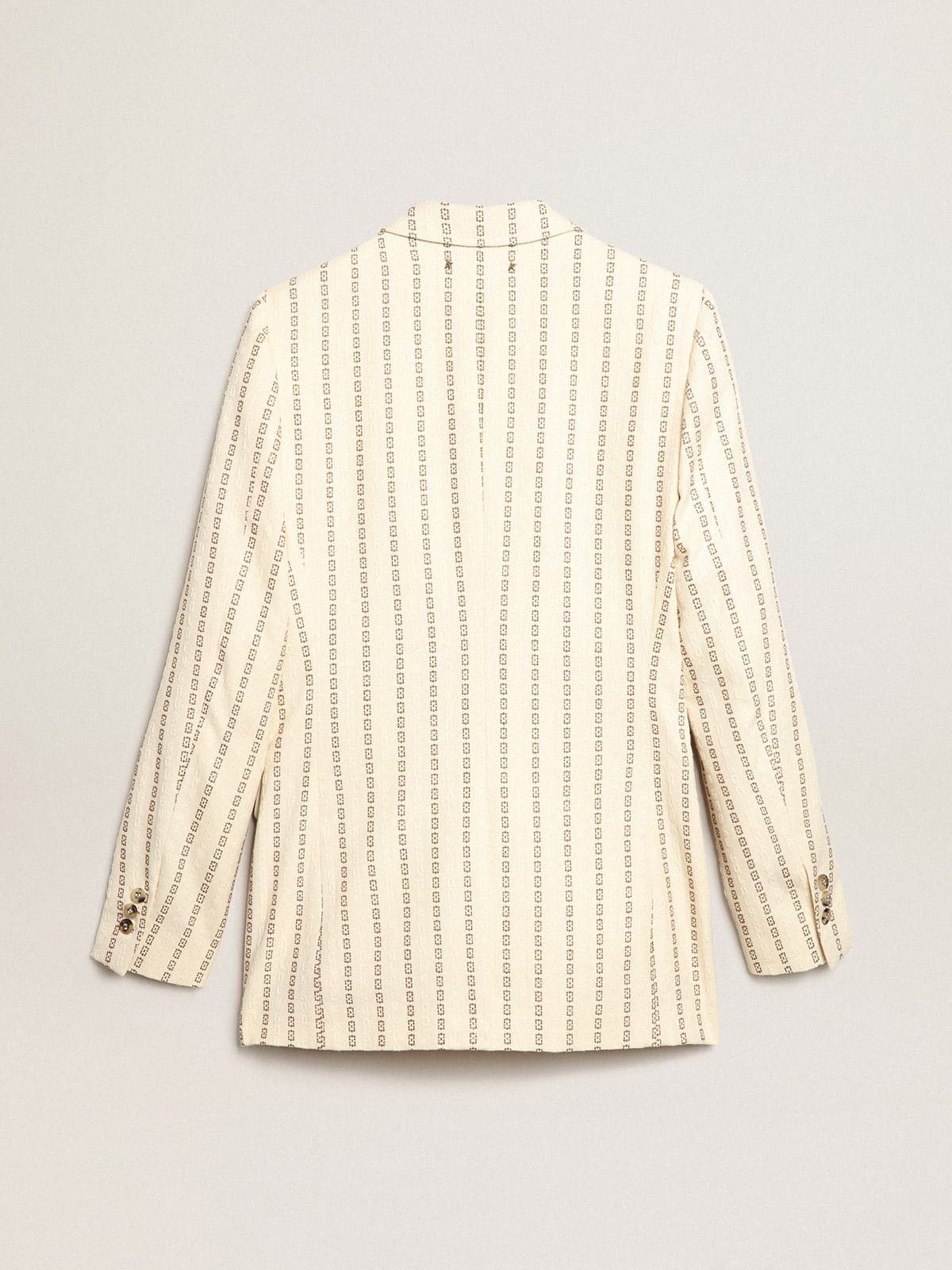 Golden Goose o1y0725 Blazer in Beige Size S / US 4 / IT 40 - 2 Thumbnail
