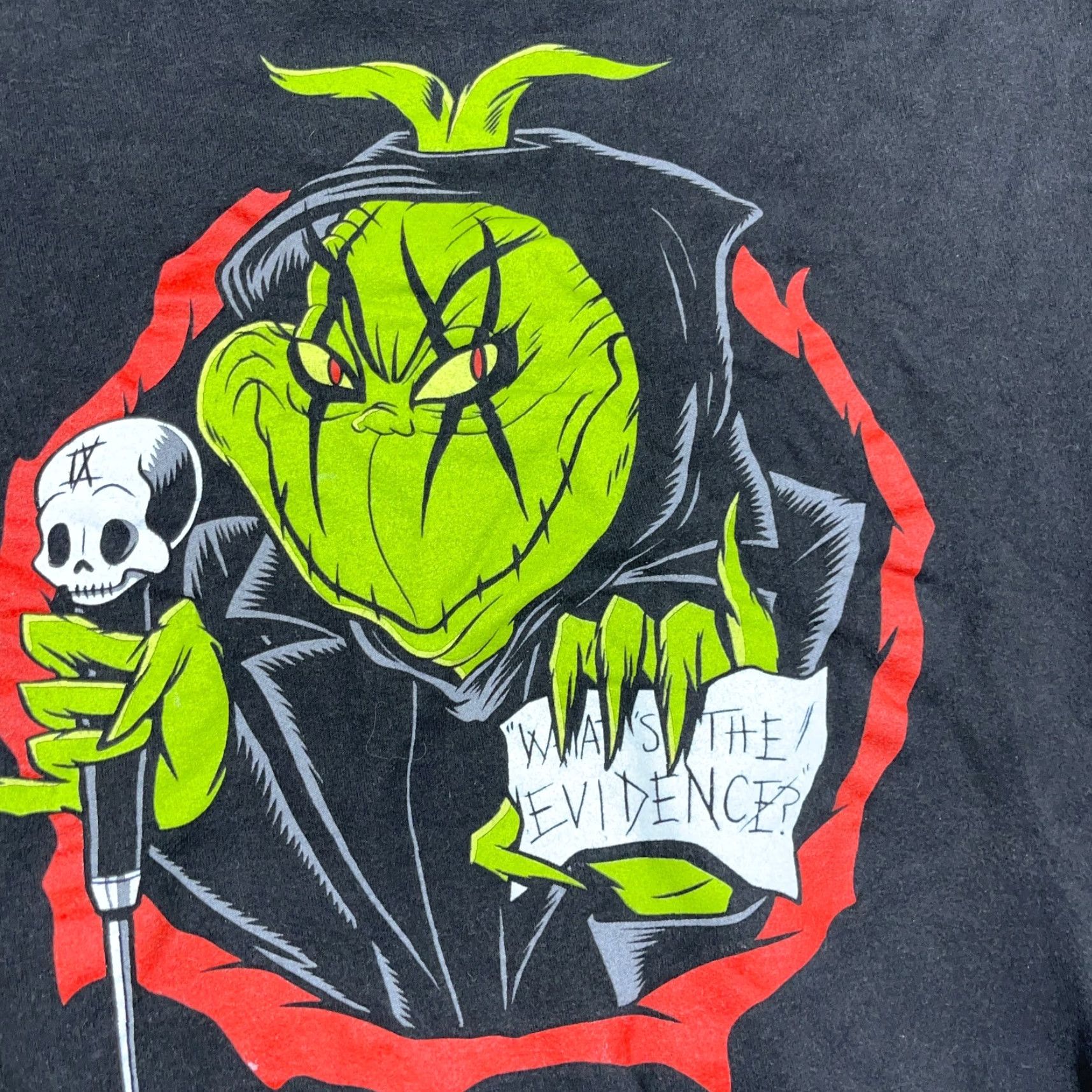 Vintage Ice Nine Kills Sweatshirt Men Adult Medium Black Silence Grinch Graphic Print Logo 80s 90s Cartoon Music USA Size US M / EU 48-50 / 2 - 5 Thumbnail