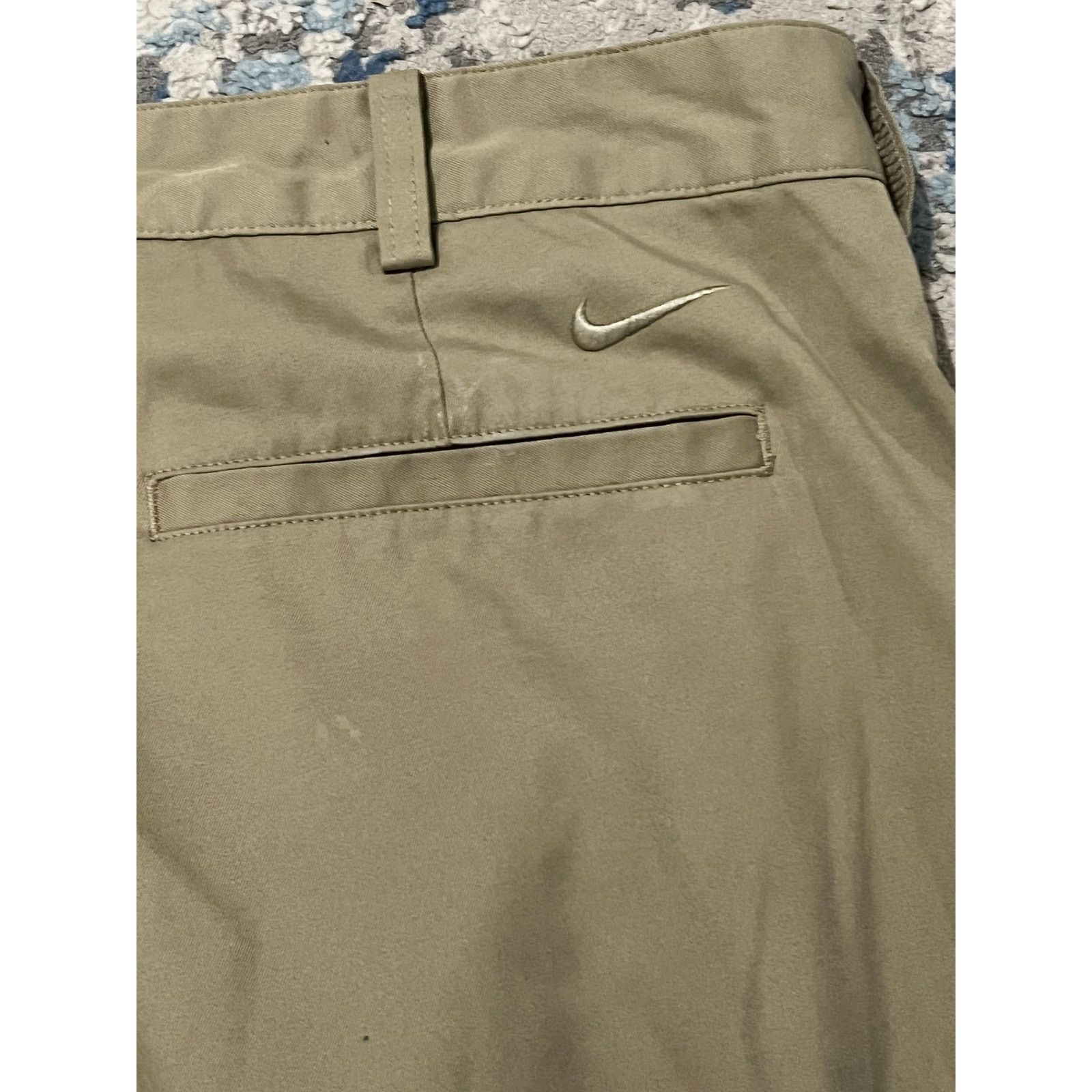 Nike Nike Golf Dri-FIT Pants 36x30 Khaki Flat Front Lightweight Size US 36 / EU 52 - 2 Thumbnail