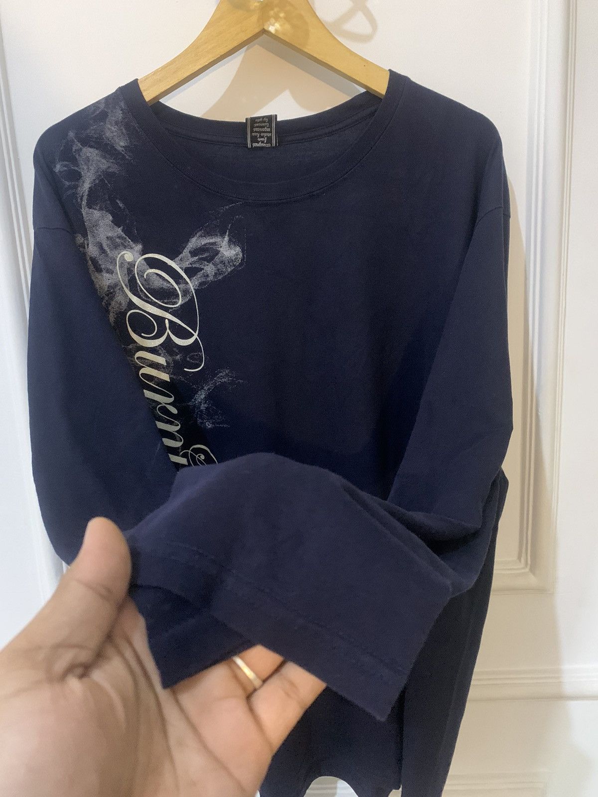 14th Addiction × If Six Was Nine × Yasuyuki Ishii Japanese Poem Evaporation Smoke Cycle Gothic styel Size US XXL / EU 58 / 5 - 4 Thumbnail