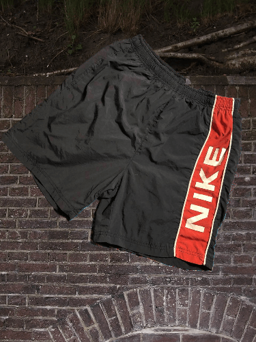Nike × Vintage Nike Vintage Nylon Shorts Big logo Y2K Size US 30 / EU 46 - 1 Thumbnail
