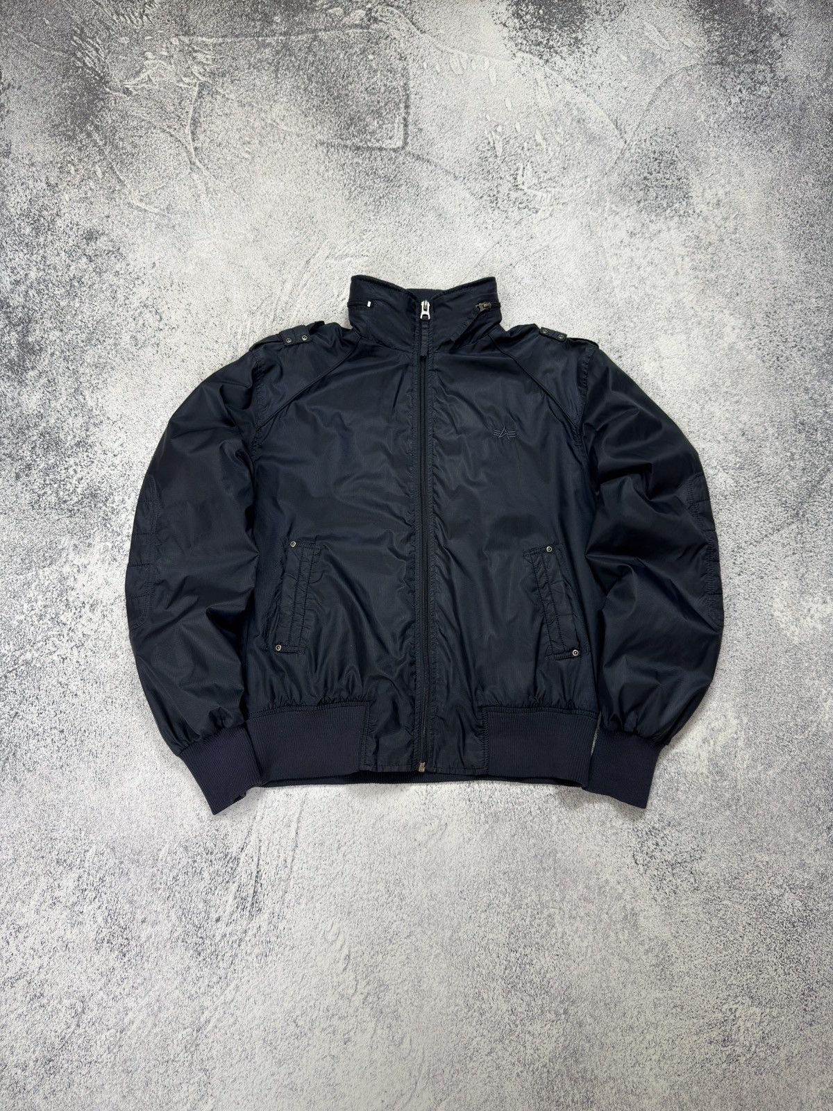 Alpha Industries Alpha Industries Ripstop Flight Jacket Navy Blue Bomber Size US XL / EU 56 / 4 - 1 Thumbnail