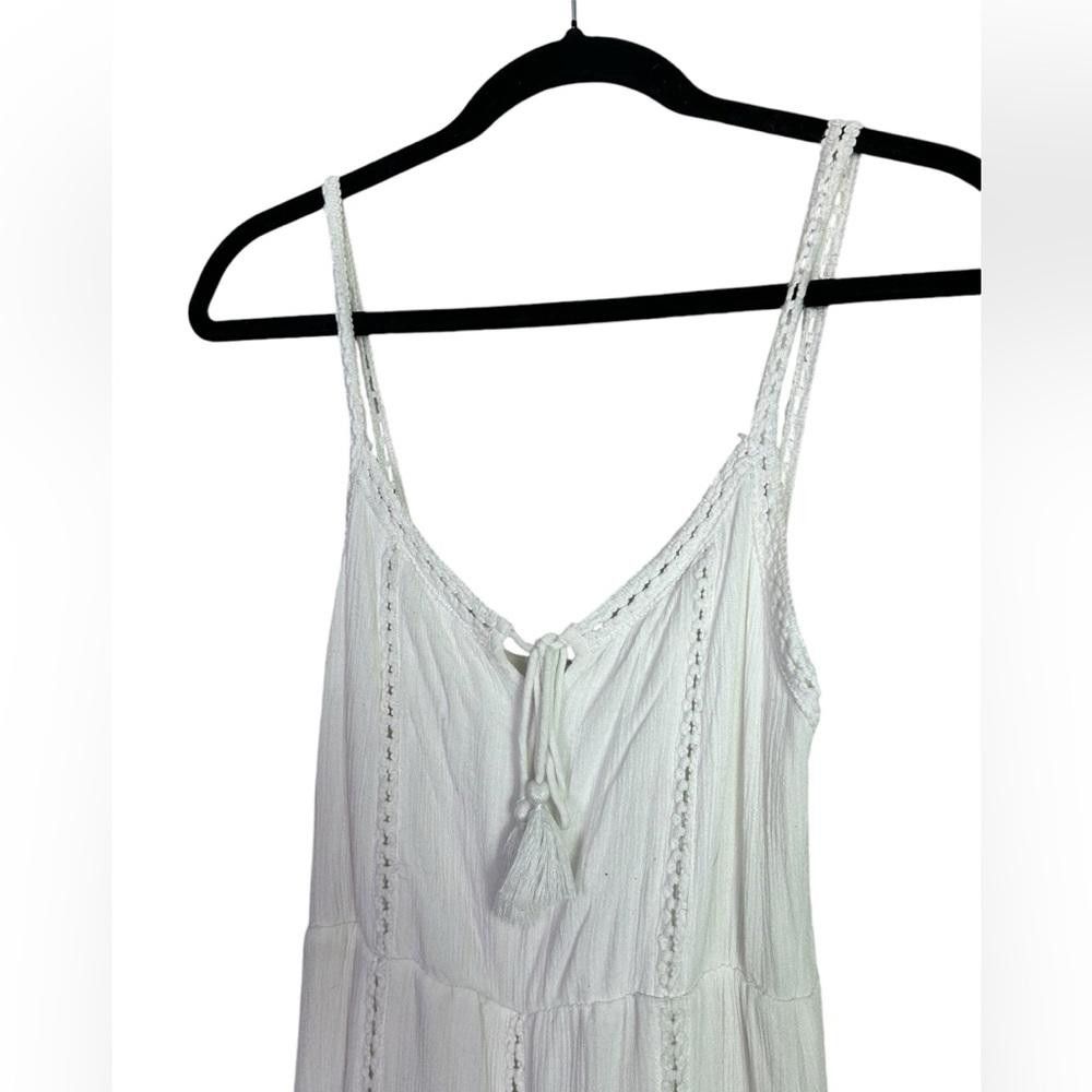 Luchiano Visconti Lush l White Crochet Midi Dress Small Size S / US 4 / IT 40 - 3 Thumbnail