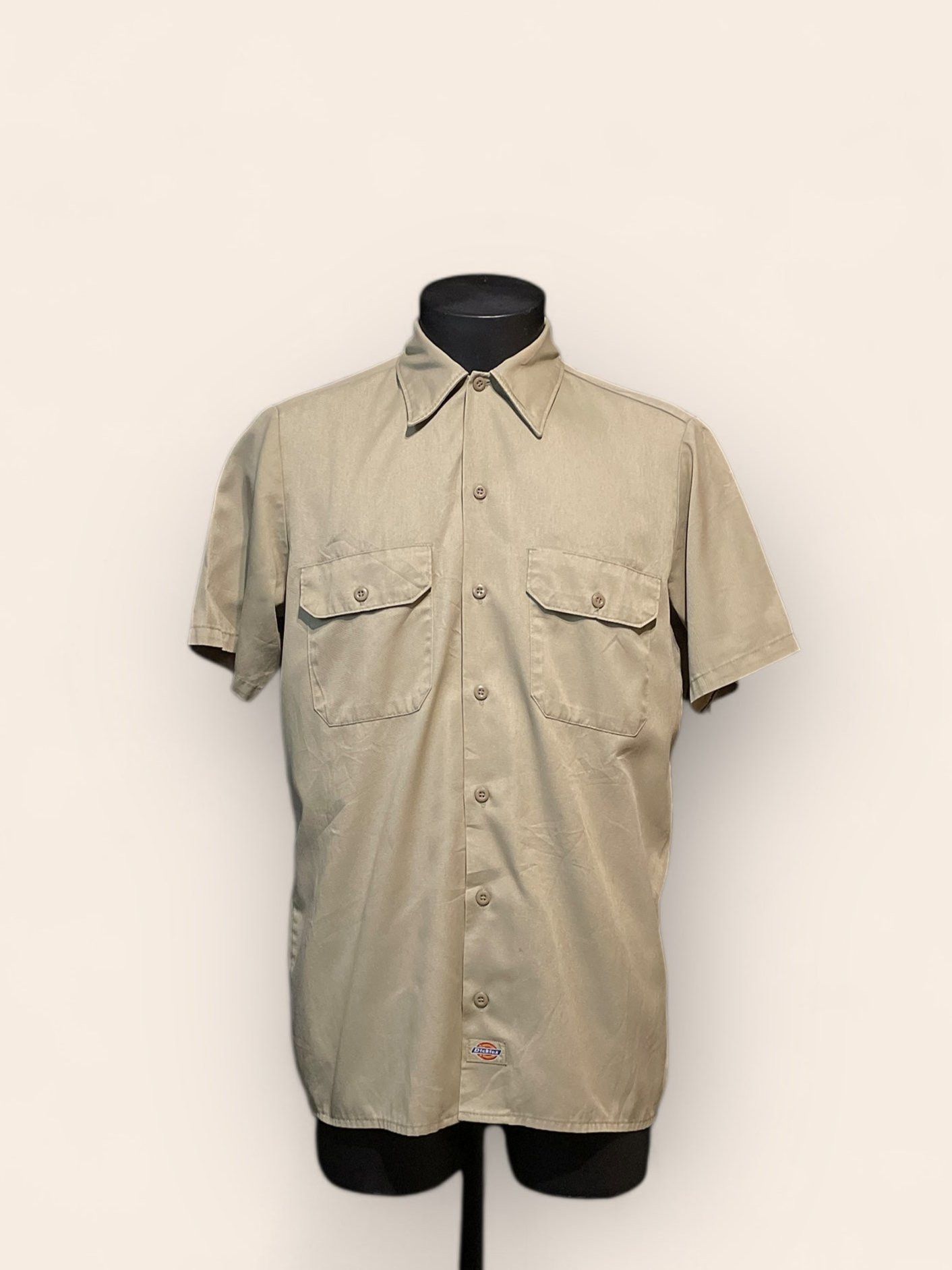Dickies Dickies Short Sleeved Beige Shirt (M) Size US M / EU 48-50 / 2 - 1 Thumbnail