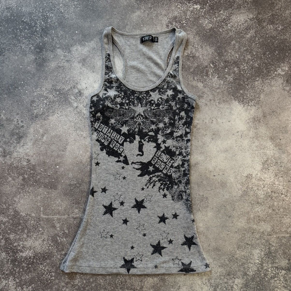 Hysteric Glamour Amazing Ribbed Vintage Tank Top (Hysteric Glamour style) Size S / US 4 / IT 40 - 2 Thumbnail