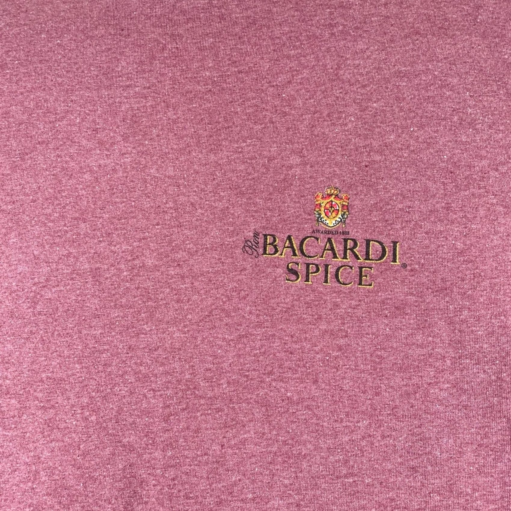 Vintage VINTAGE Bacardi Spice Shirt Mens XL Maroon Graphic Logo USA Heavyweight Size US XL / EU 56 / 4 - 3 Thumbnail