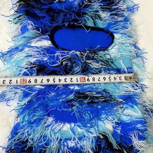 Japanese Brand Distressed Knitted Bennie Caps Full Face Size ONE SIZE - 3 Thumbnail