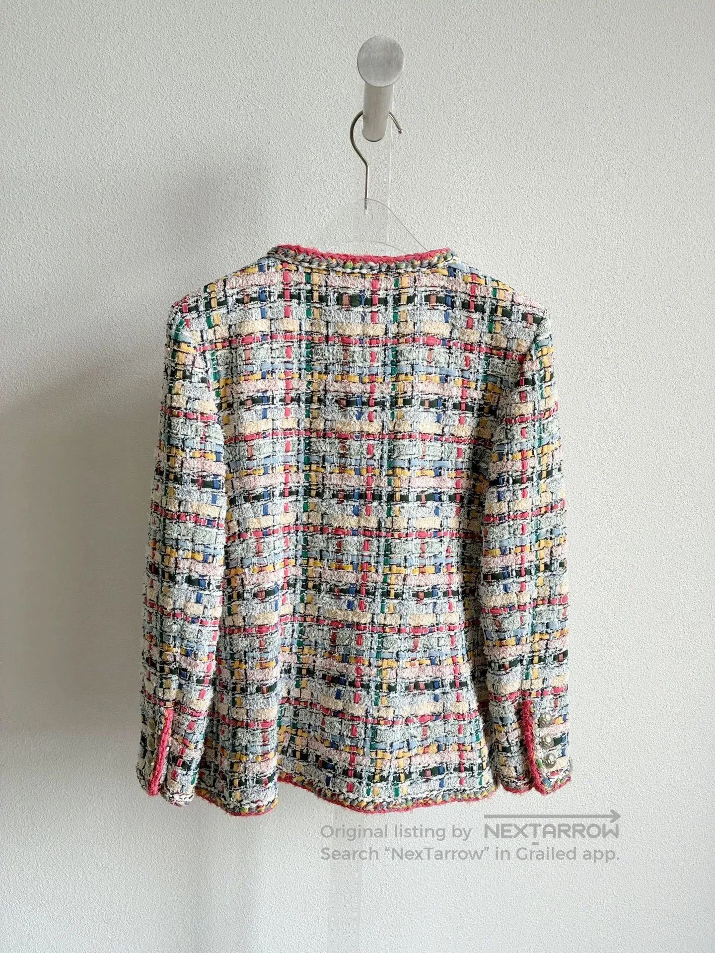 Chanel Chanel Colorful Mosaic Tweed Jacket. Size XXS / US 00 / IT 34 - 3 Thumbnail