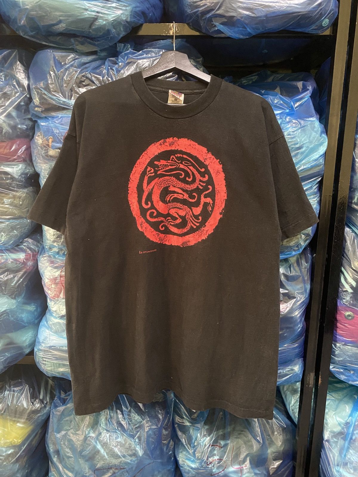 Other Vintage 1997 Liren Enterprise Red Dragon Graphic Tee Size US XL / EU 56 / 4 - 1 Thumbnail