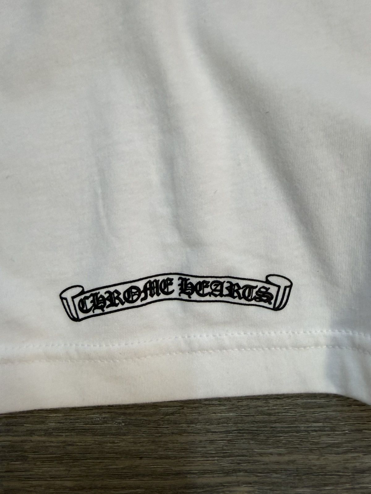 Chrome Hearts Chrome Hearts Scroll Tee Size US XL / EU 56 / 4 - 7 Thumbnail
