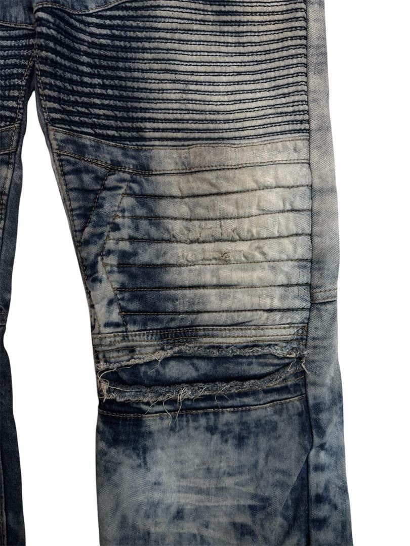 Japanese Brand bleecker&mercer denim faded wash style jeans Size US 34 / EU 50 - 5 Thumbnail
