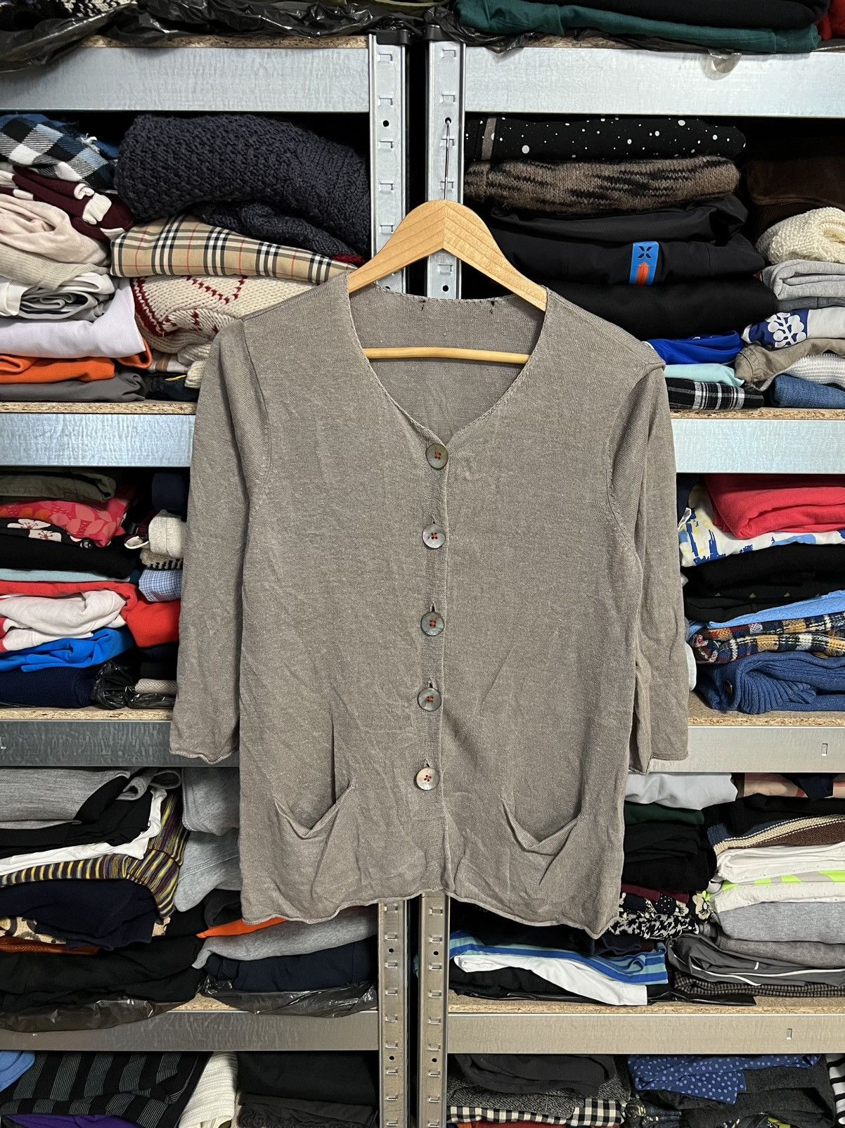 Gudrun Sjoden Gudrun Sjoden Size M Button Up Knit Cardigan Sweater Sjöden Size M / US 6-8 / IT 42-44 - 1 Thumbnail