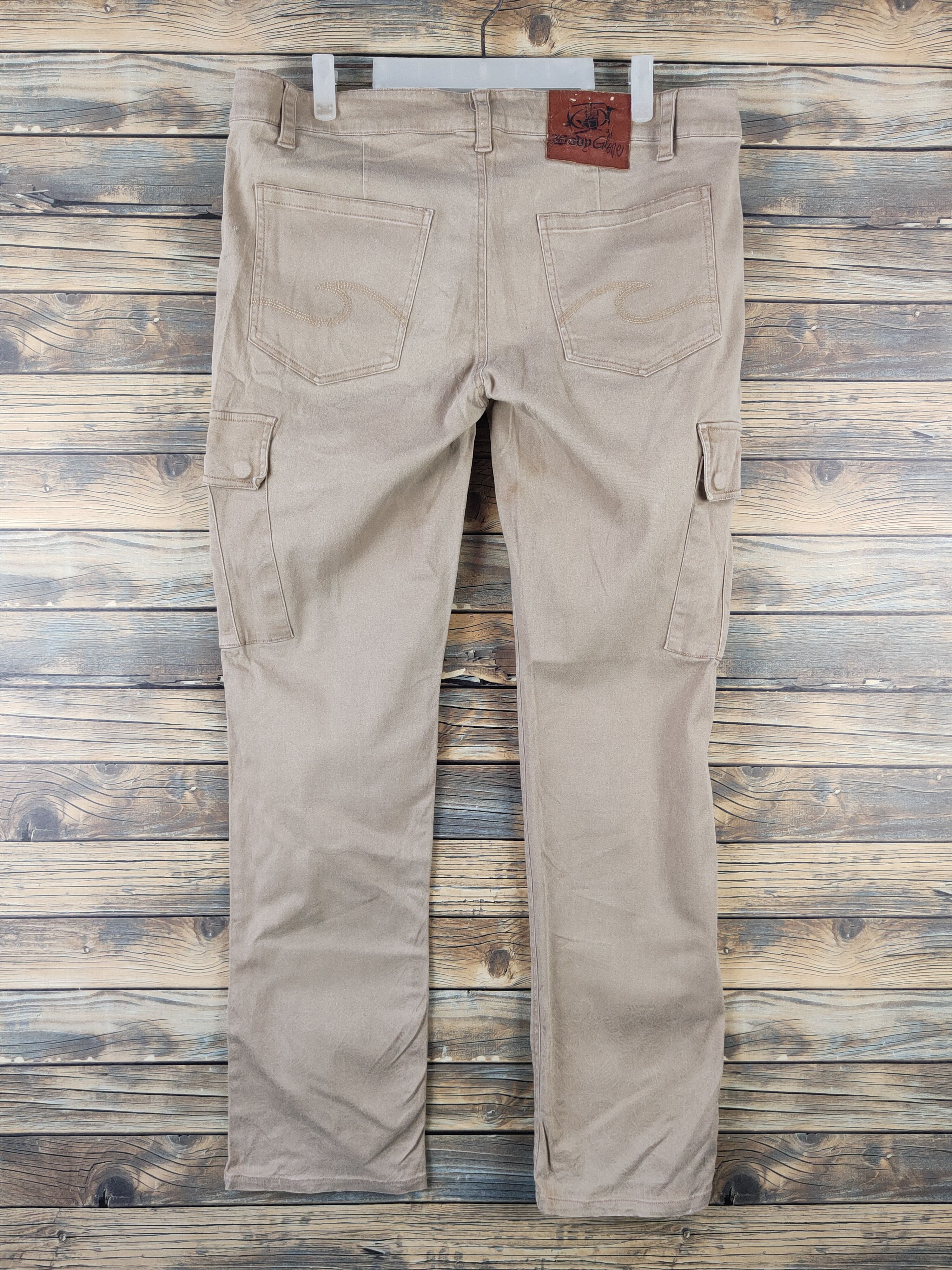 Body Glove DL Body Glove Beige Multipocket Cargo Pants #1941 Size 36" / US 14 / IT 50 - 9 Thumbnail