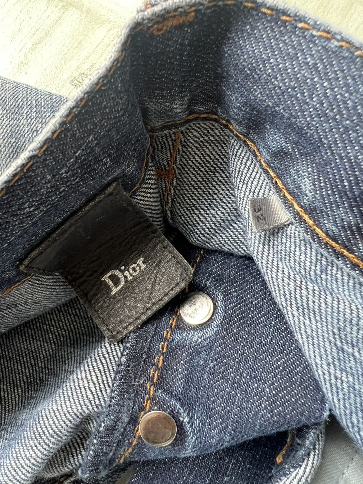 Dior AW12 Dior Homme Hedi Slimane Stone Wash Distress Denim Jeans Size US 32 / EU 48 - 11 Thumbnail