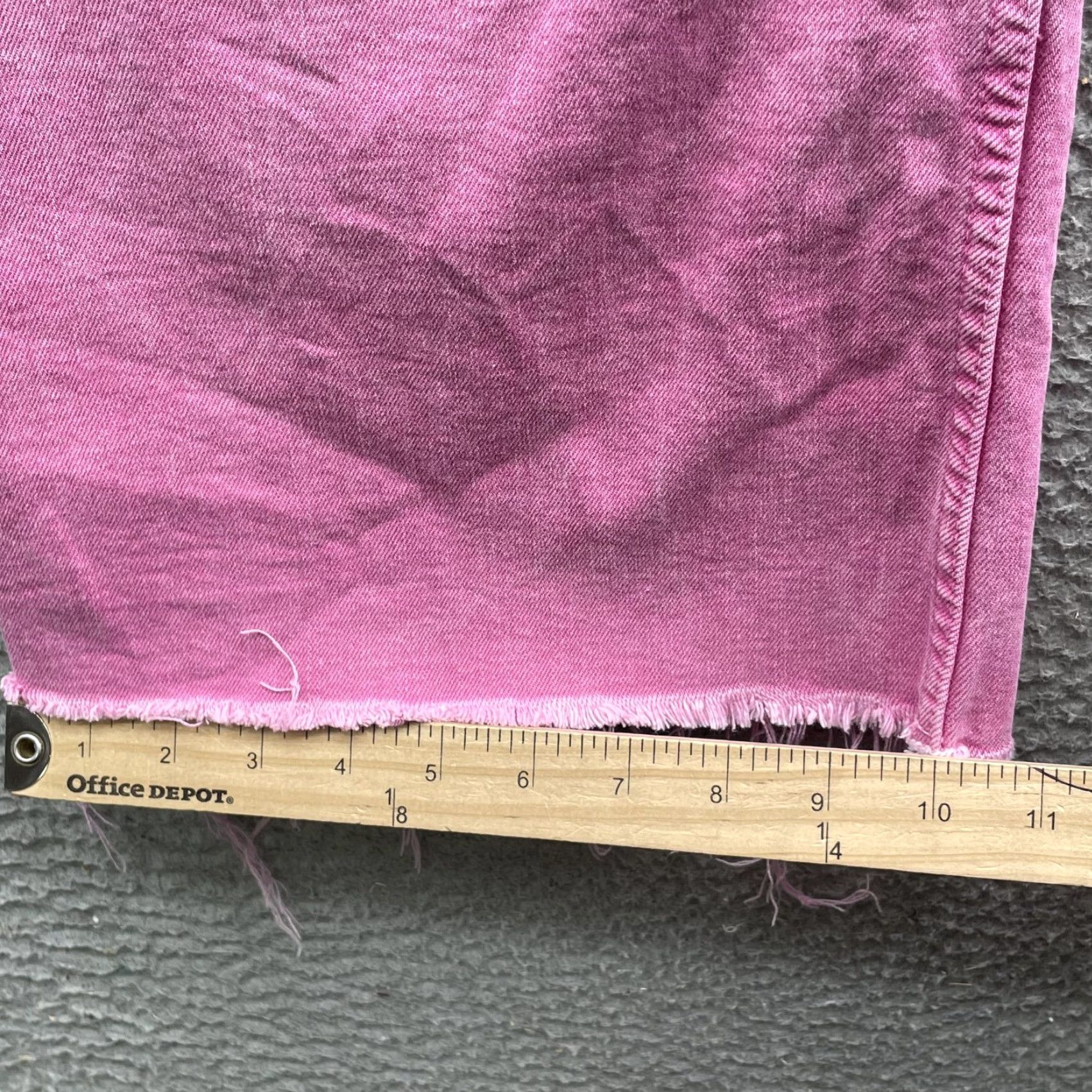 Zara Zar Wide Leg Jeans Womens 4 Pink Y2K Boho Chic Academia Classic Preppy 70's Work Shirt Jeans Pink 90s Bohemian Vintage? Size 27" / US 4 / IT 40 - 5 Thumbnail