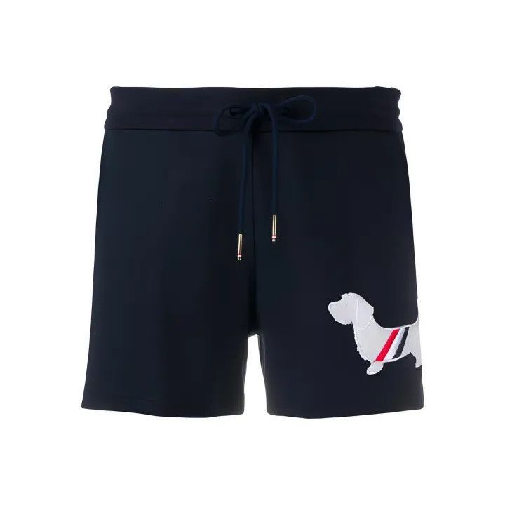 Thom Browne Thom Browne Embroidered Dog Casual Shorts for Women -2507 Size 37" - 7 Thumbnail