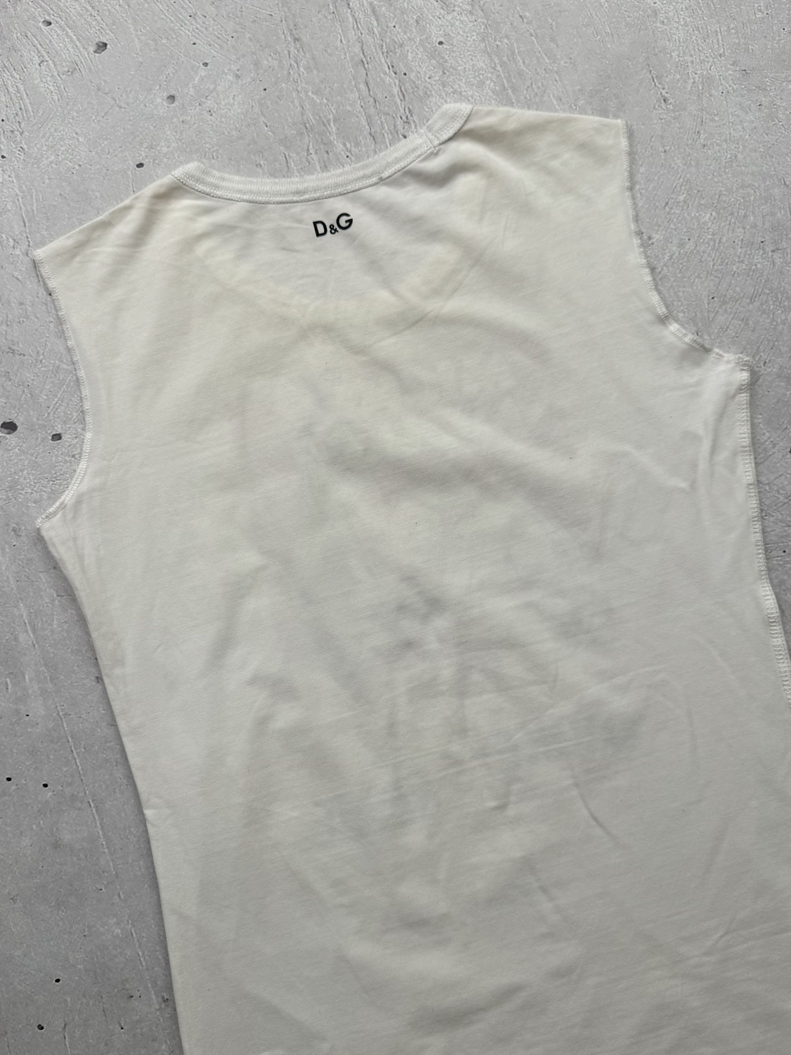 Dolce & Gabbana × Vintage Dolce & Gabbana Vintage Mickey Mouse Tank Top Size M / US 6-8 / IT 42-44 - 10 Thumbnail