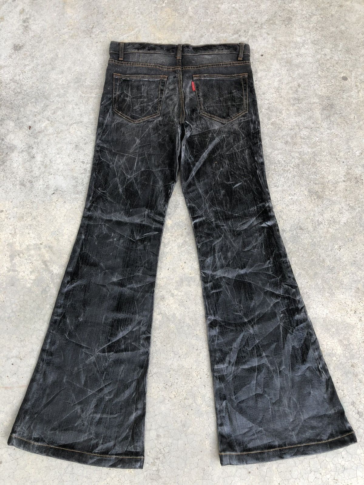 Tornado Mart Tornado Mart Flared Jeans Wax Jeans Size US 30 / EU 46 - 2 Thumbnail