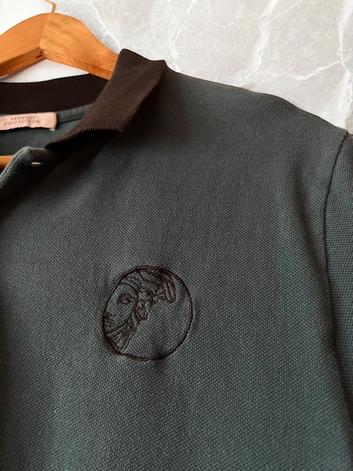 Versace VERSACE COLLECTION Big MEDUZA POLO tee T shirt gianni logo Size US L / EU 52-54 / 3 - 4 Thumbnail