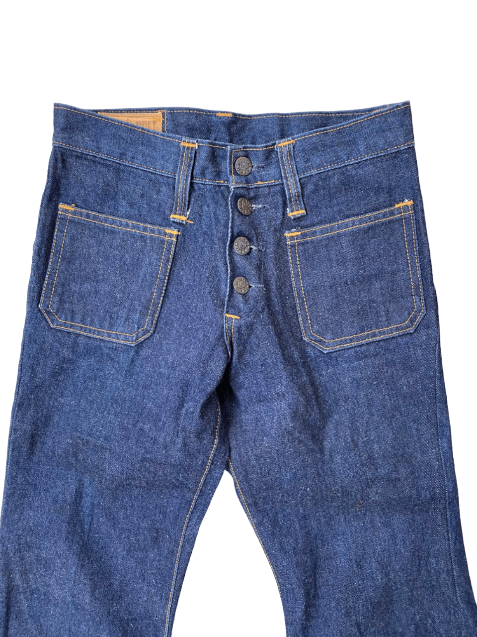 Vintage Vintage Big Bell 80s Deadstock Flared Bush Pants Denim Size US 26 / EU 42 - 5 Thumbnail