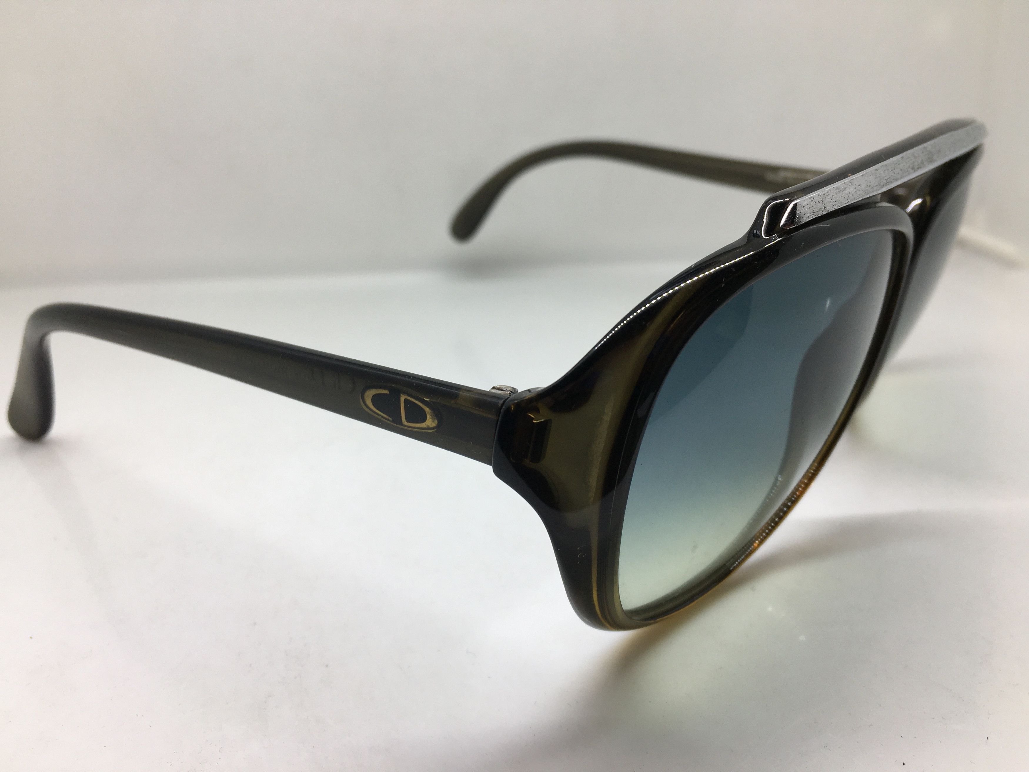 Christian Dior Monsieur Christian Dior Monsieur 2059 Optyl Aviator Sunglasses Size ONE SIZE - 2 Thumbnail