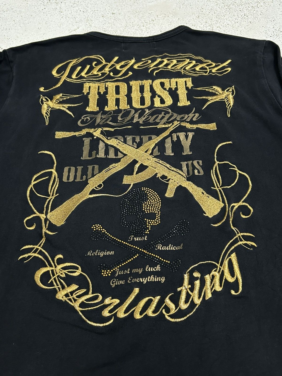 20471120 GBS Black Sense Weapon Liberty Old Us Trust Religion Size US M / EU 48-50 / 2 - 2 Thumbnail
