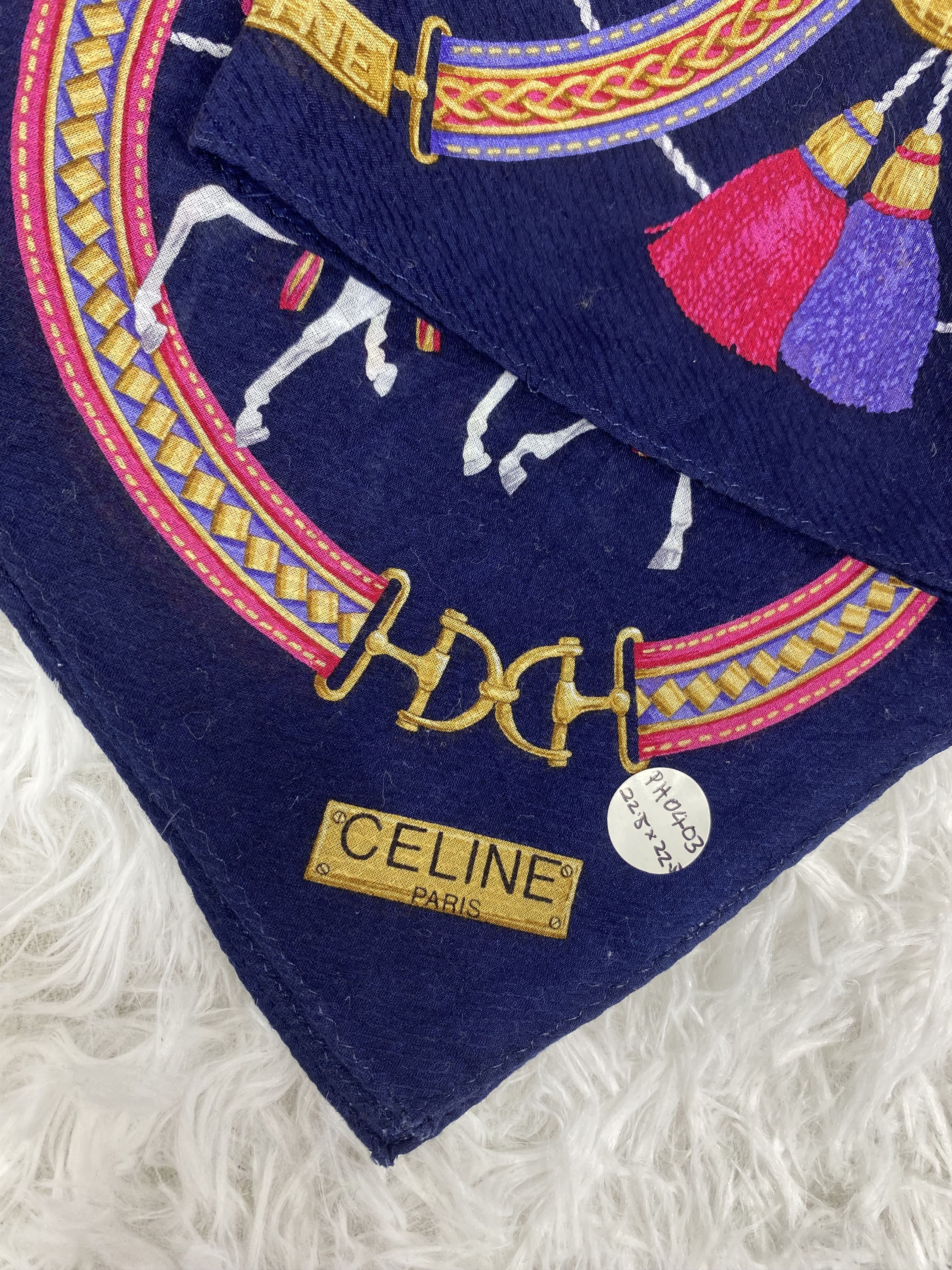Celine Vintage Celine Handkerchief Neckerchief PH0403 Size ONE SIZE - 2 Thumbnail