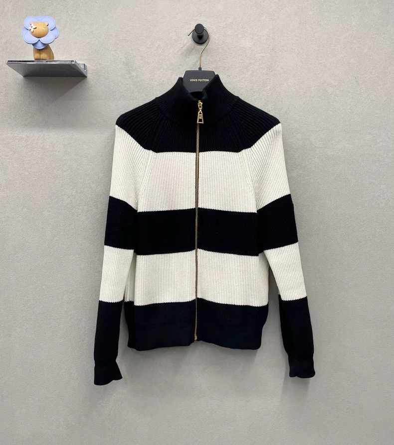 Louis Vuitton 22 black and white striped jacket 2504-Nextar