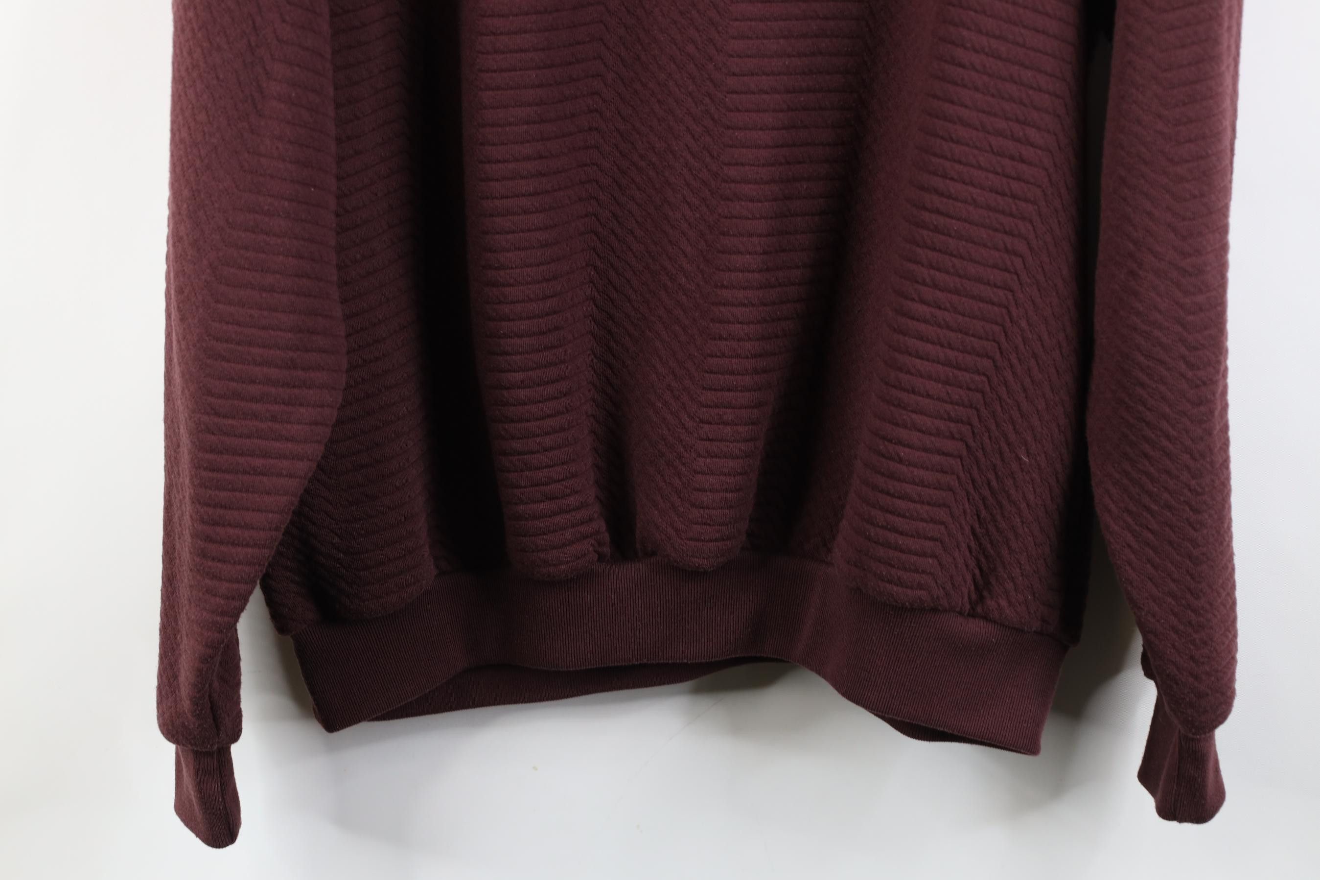 Vintage Vintage 90s Streetwear Textured Knit Pullover Polo Shirt Size US L / EU 52-54 / 3 - 13 Thumbnail
