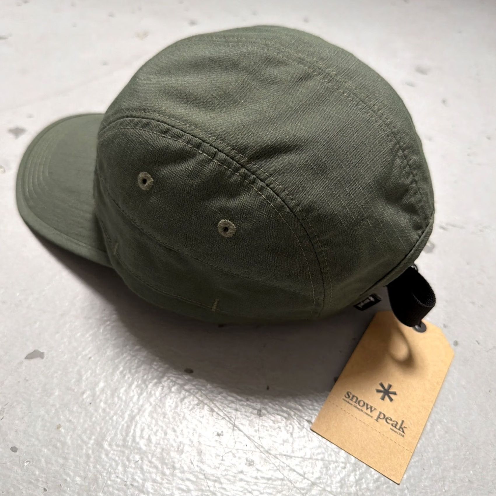 Snow Peak Snow Peak Japan SAMPLE Aramid FR Ripstop Long Bill Camp Hat Cap NWT Olive One Size Unisex Adults Baseball Cap Outdoor Designer Japanese Takibi 90s? Size ONE SIZE - 4 Thumbnail