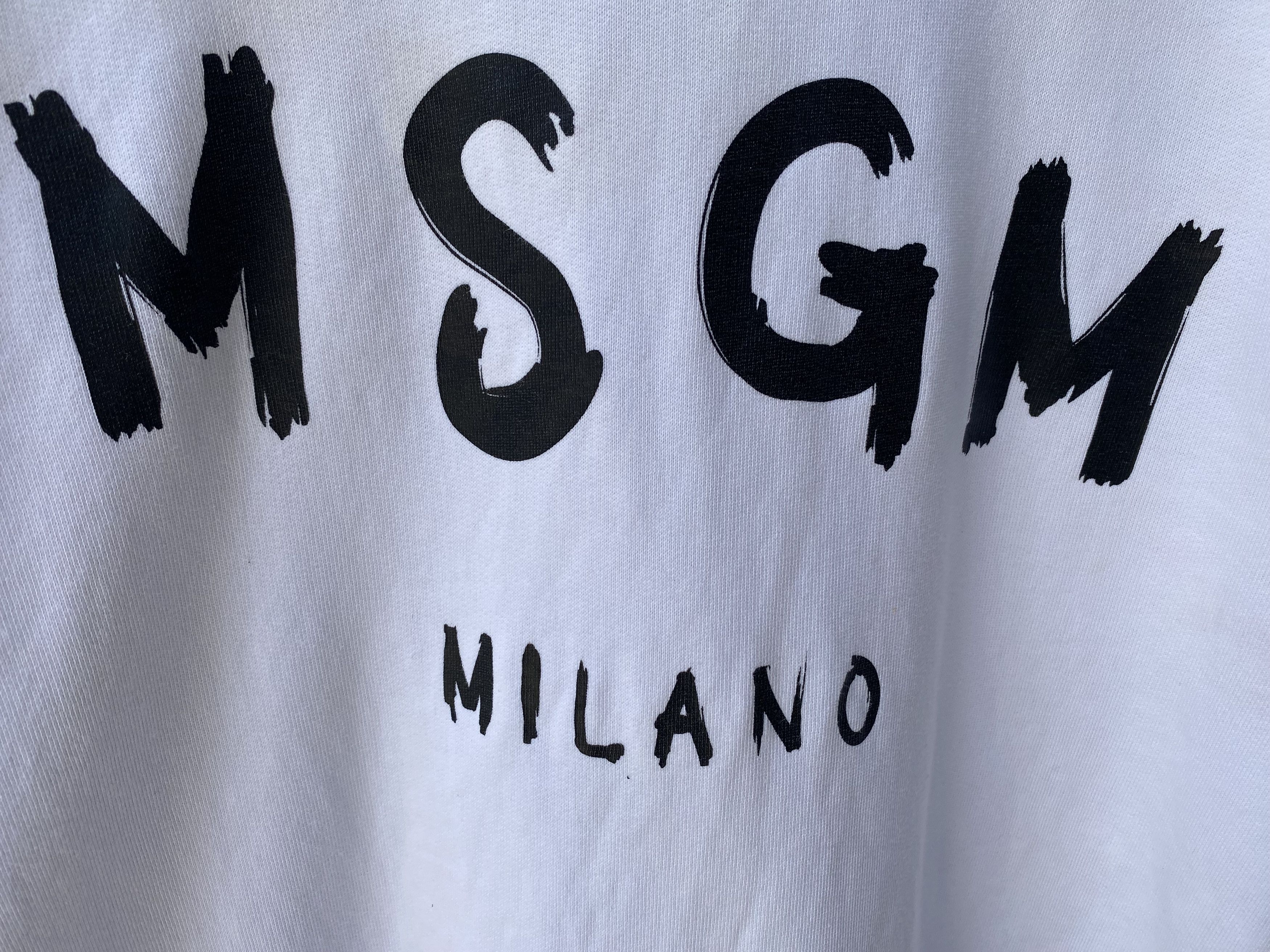 MSGM Giorgetti MSGM Milano Spellout Sweatshirt Pullover Size US L / EU 52-54 / 3 - 4 Thumbnail