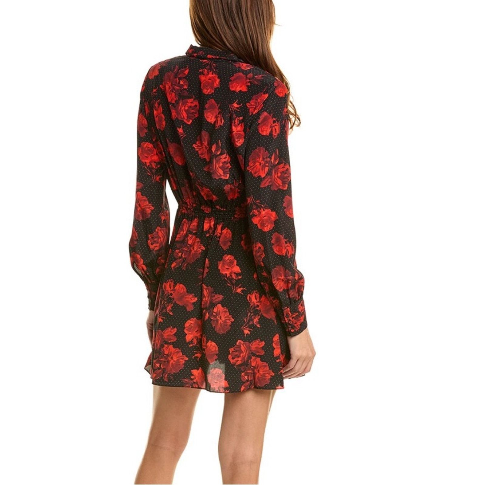 The Kooples NWT! The Kooples Red and Black Long Sleeve Dress, Size 2 Size M / US 6-8 / IT 42-44 - 6 Thumbnail