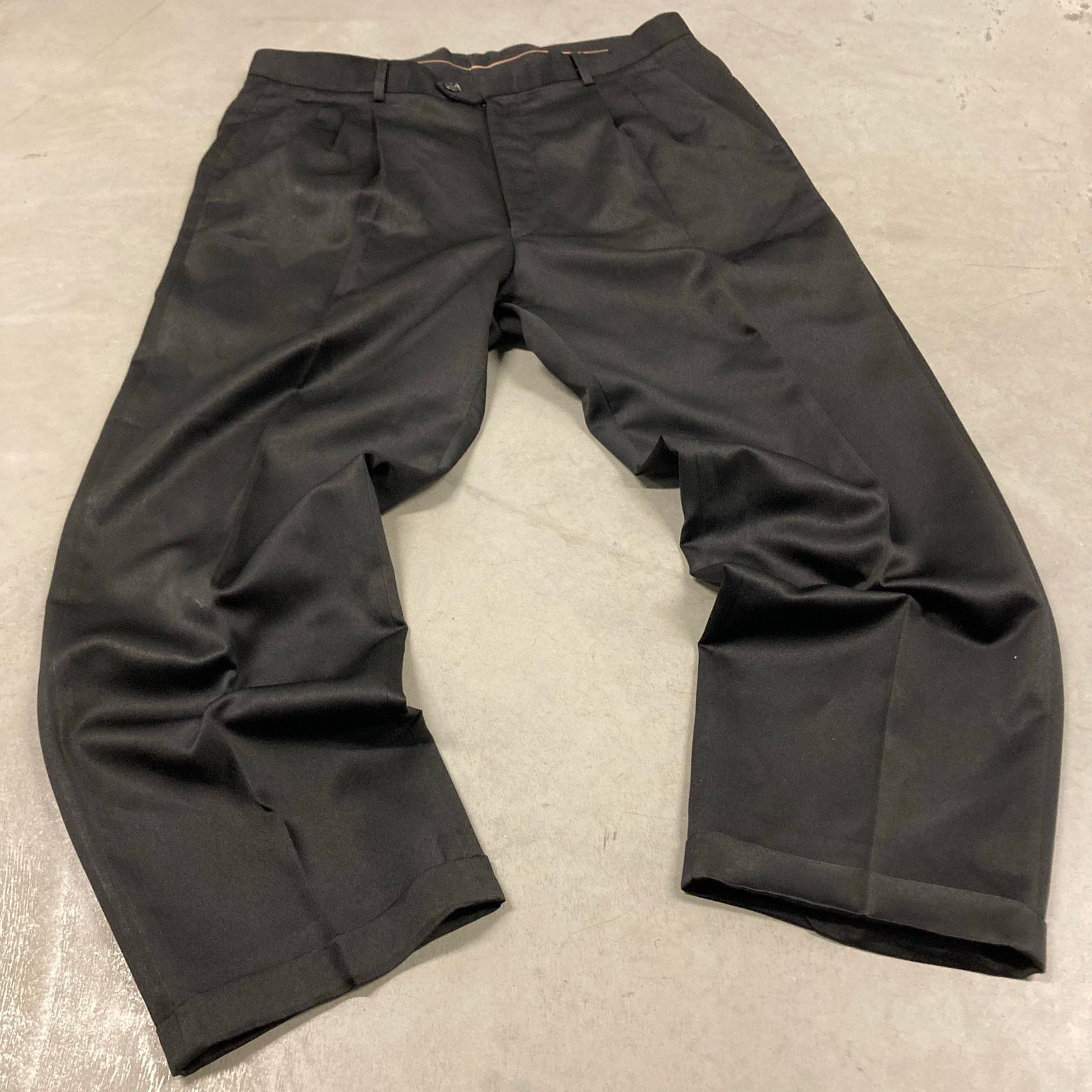 JNCO  Vintage Baggy Black Essential Dress Pants | Grailed