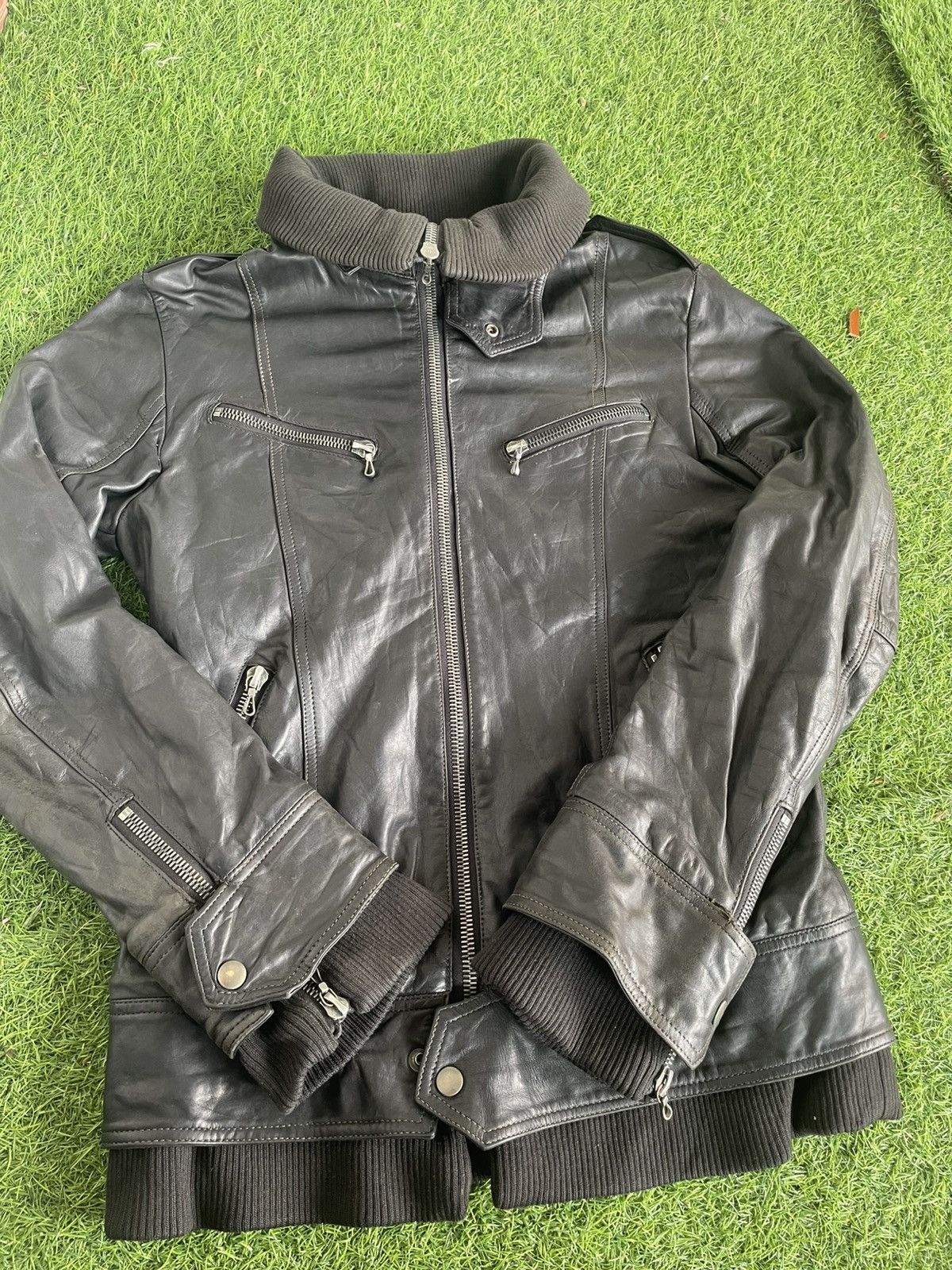 Japanese Brand × Shellac Authentic SHELLAC leather jacket Size S / US 4 / IT 40 - 9 Thumbnail